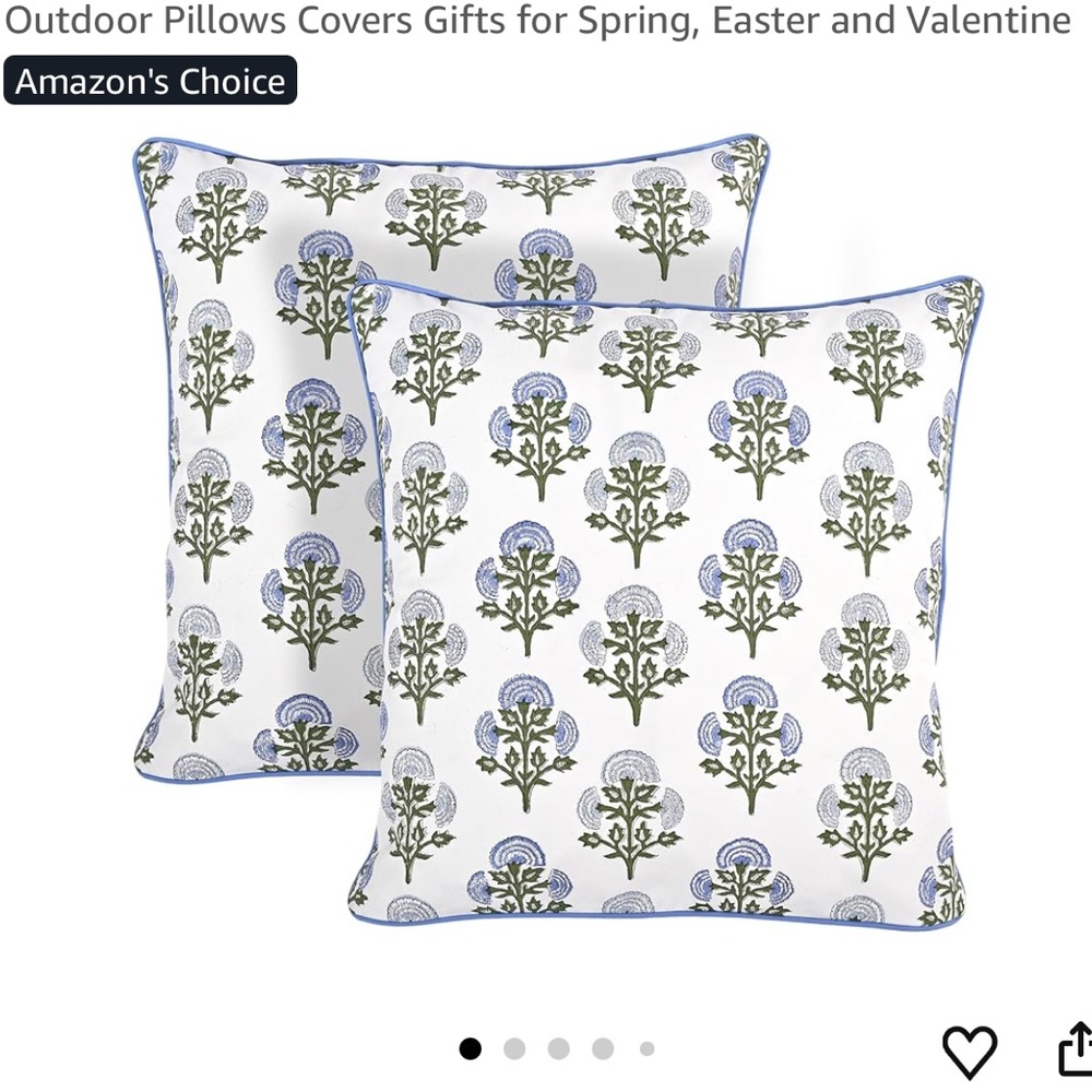 Floral Patterned pillow Covers